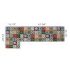 Bohemia Kitchen Mat Anti-slip Modern Area Rugs Living Room Balcony Bathroom Carpet Set Doormat Bath Mat Washable 40x60+40x120cm - Image 3