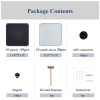 36x36CM Cube Storage Organizer Wardrobe with Door 20 Cubes Portable Closet Armoire DIY Modular Cabinet Shelves[US-Stock] - Image 3