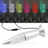USB MultiColor Changing Lava Lamp LED Glitter Mood Night Light
