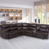 Luxury Leather Reclining Sectional Sofa Set - Image 5