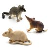 Simulation cute Rodent Mouse rat figurine animal model Bonsai home decor - Image 3