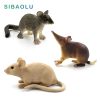 Simulation cute Rodent Mouse rat figurine animal model Bonsai home decor