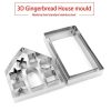 10pcs Gingerbread House Cookie Cutter Biscuit Pastry Cake Mold for Christmas - Image 5