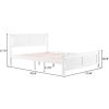 Modern White Full Bed - Image 2