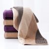 Square 34cm Cotton Dark Striped Hand Towel Not Lint Quality Handkerchief Cleaning Towel - Image 2
