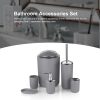6 Pcs Bathroom Accessories Set - Image 5