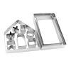 10pcs Gingerbread House Cookie Cutter Biscuit Pastry Cake Mold for Christmas - Image 3