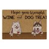 Lovely Welcome Doormat Entrance Mat Hallway Dog Cats Animal Print Anti-Slip - Image 4