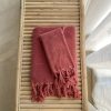 Turkey Tassel Bath Towel Plush Washcloth Washed Worsted Cotton Soft Absorbent Japanese Bathroom - Image 8