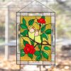 Creative Hummingbird Bird Pendant Stained Birds Glass Window Hangings Decor Wall Hanging Colored Birds Room Accessories - Image 4