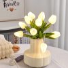 Tulips Artificial Flowers LED Night Light Interior Decoration Bouquet Lamp Simulation Tulip Table Lamp Bedside Atmosphere Light - Image 6