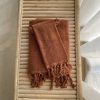 Turkey Tassel Bath Towel Plush Washcloth Washed Worsted Cotton Soft Absorbent Japanese Bathroom - Image 6
