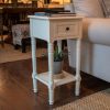 Simplify 1-Drawer Wood Accent Table, Multiple Finishes  Sofa Tray Table  Sofa Side Table - Image 4