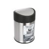 1.3 Gal / 5L Stainless Steel Bathroom Swing Top Garbage Kitchen Trash Can - Image 5