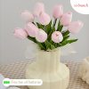 Tulips Artificial Flowers LED Night Light Interior Decoration Bouquet Lamp Simulation Tulip Table Lamp Bedside Atmosphere Light - Image 5