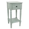 Simplify 1-Drawer Wood Accent Table, Multiple Finishes  Sofa Tray Table  Sofa Side Table - Image 3