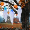 3pcs/set Halloween Ghost Hanging Light 23.6inch Tree Window Wall Ornament - Image 9