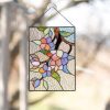 Creative Hummingbird Bird Pendant Stained Birds Glass Window Hangings Decor Wall Hanging Colored Birds Room Accessories - Image 3