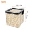 Airtight Food Storage Container with Lids Clear Plastic Dry Food Canisters - Image 2