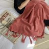 Turkey Tassel Bath Towel Plush Washcloth Washed Worsted Cotton Soft Absorbent Japanese Bathroom - Image 3