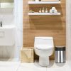 1.3 Gal / 5L Stainless Steel Bathroom Swing Top Garbage Kitchen Trash Can - Image 3