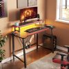 50.3" Gaming Desk Computer Office Table with LED Lights - Image 2