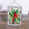 Creative Hummingbird Bird Pendant Stained Birds Glass Window Hangings Decor Wall Hanging Colored Birds Room Accessories - Image 7