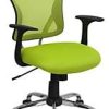Flash Furniture Mid-Back Burgundy Mesh Swivel Task Office Chair with Chrome Base and Arms - Image 10