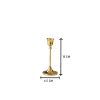 Retro Bronze Candle Holders Wedding Party Vintage Metal - Image 9