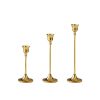 Retro Bronze Candle Holders Wedding Party Vintage Metal - Image 8