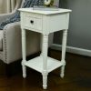 Simplify 1-Drawer Wood Accent Table, Multiple Finishes  Sofa Tray Table  Sofa Side Table - Image 7