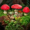 3PCS Fairy Garden Miniatures Mini Mushroom - Image 3