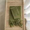 Turkey Tassel Bath Towel Plush Washcloth Washed Worsted Cotton Soft Absorbent Japanese Bathroom - Image 10