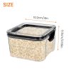 Airtight Food Storage Container with Lids Clear Plastic Dry Food Canisters - Image 6