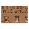 Lovely Welcome Doormat Entrance Mat Hallway Dog Cats Animal Print Anti-Slip - Image 5