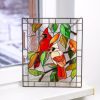Creative Hummingbird Bird Pendant Stained Birds Glass Window Hangings Decor Wall Hanging Colored Birds Room Accessories - Image 5