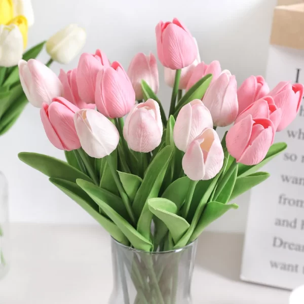 Real Touch Faux Tulips-10PCS