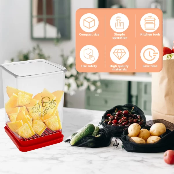 Cup Slicer-Fruit & Vegetable Fast Cutting Slicer - Image 2