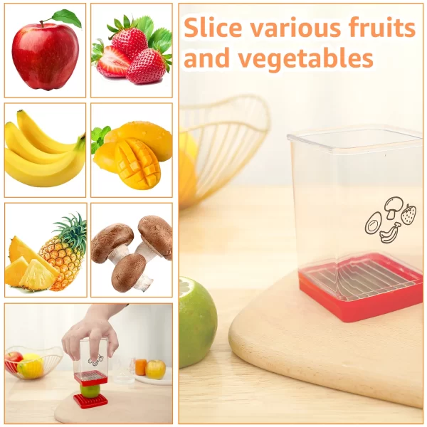 Cup Slicer-Fruit & Vegetable Fast Cutting Slicer - Image 3